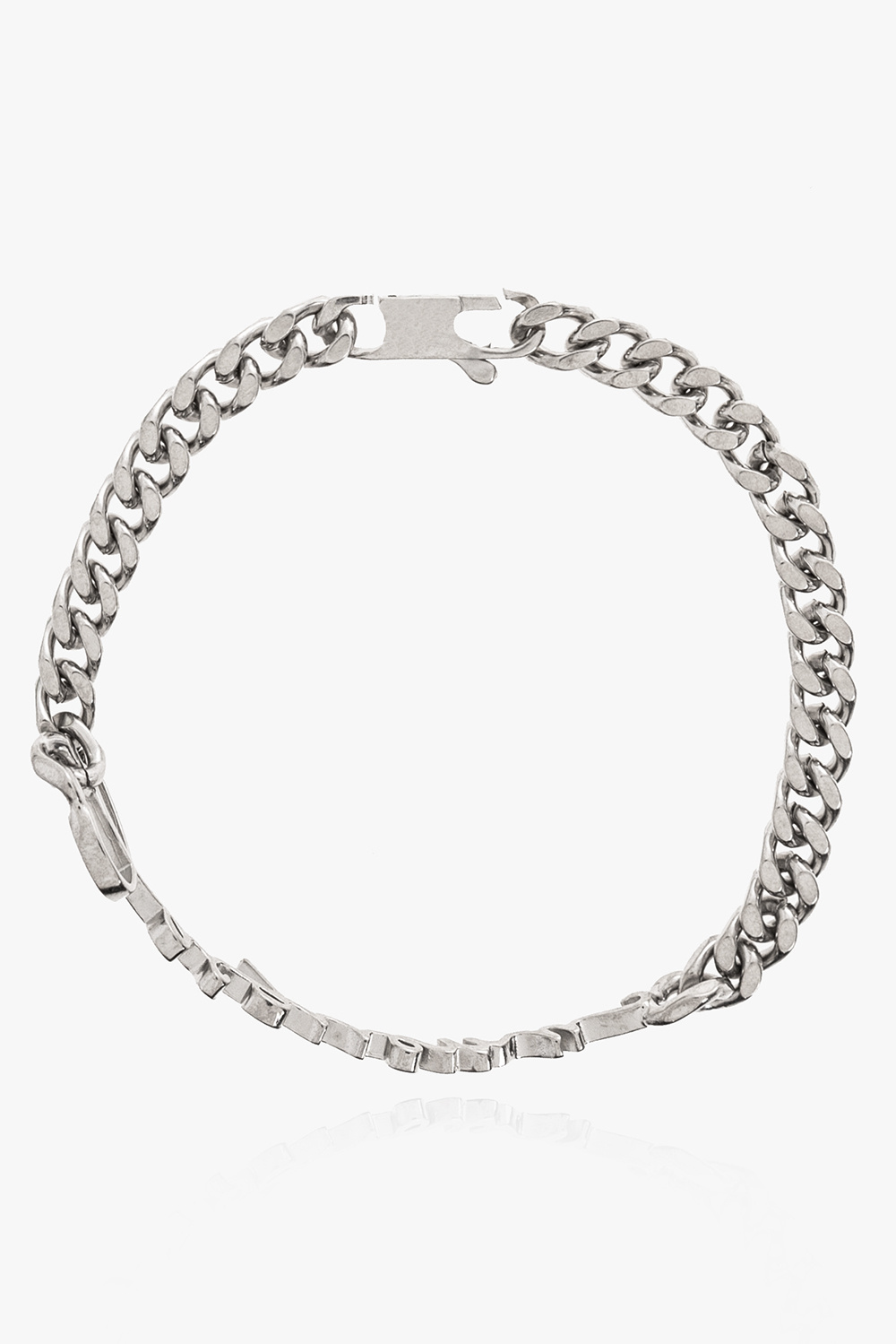 Silver 'La Gourmette' bracelet with logo Jacquemus